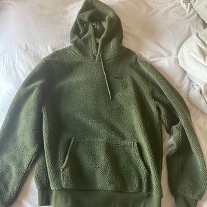 Men's Green Fleece Hoodie